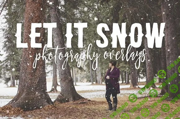 [creativemarket] Let It Snow Photography Overlays