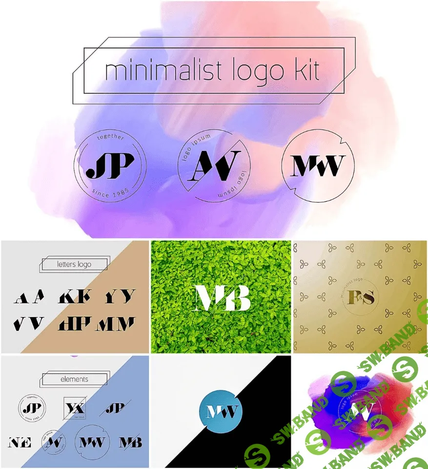 [creativemarket] Minimalist logo kit