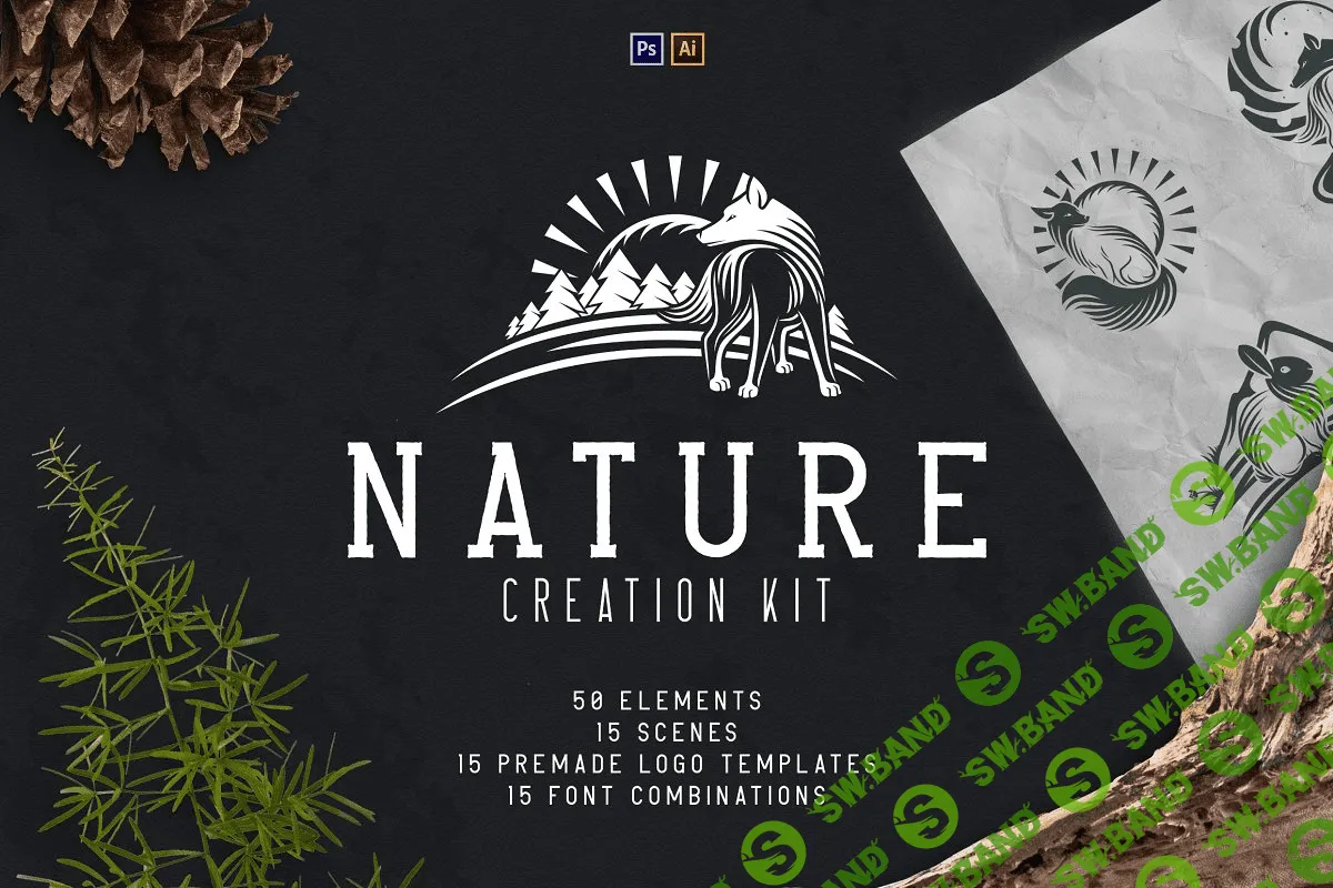 [Creativemarket] Nature creation kit (2019)