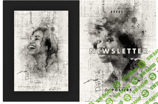 [creativemarket] Newsletter Photo Effect for Posters (2021)