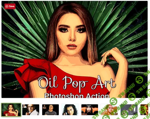 [Creativemarket] Oil Pop Art Photoshop Action (2020)