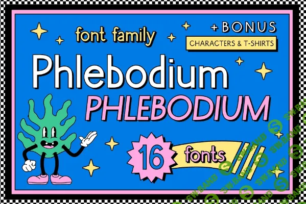[Creativemarket] Phlebodium display font 80s 90s (2022)