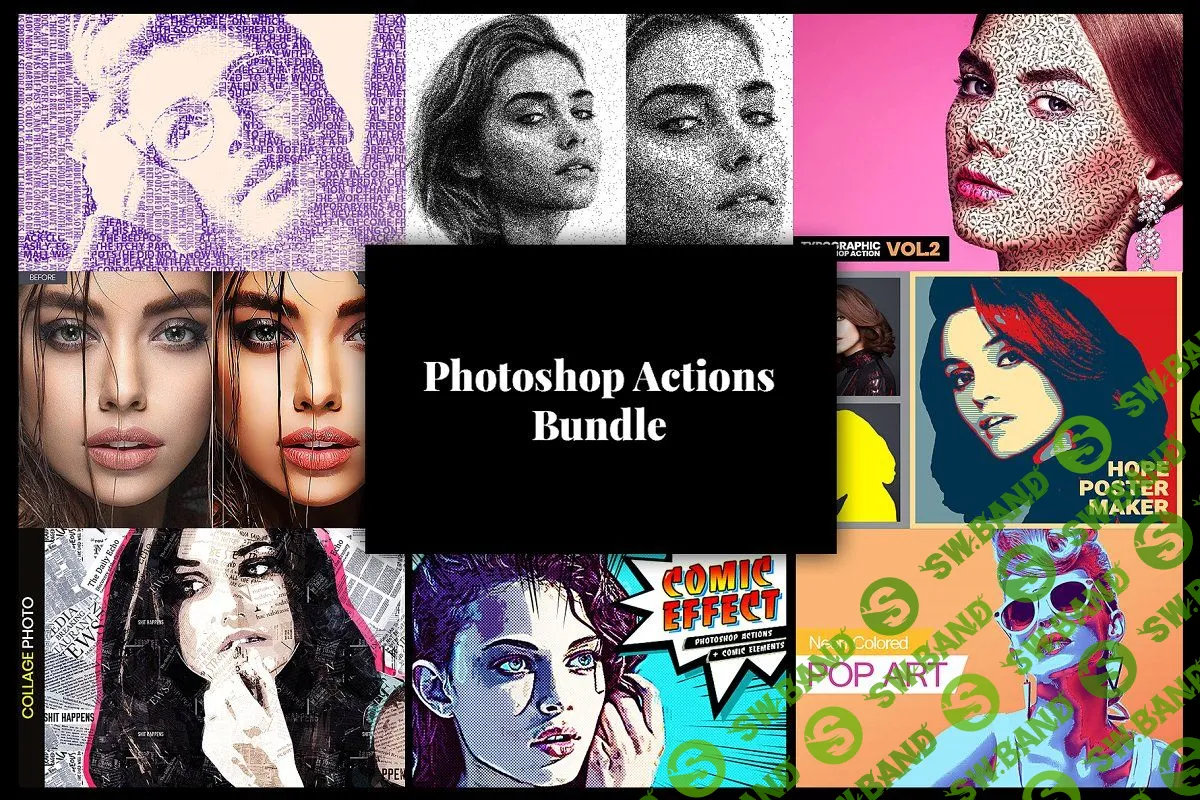 [Creativemarket] Photoshop Actions Bundle 8/1