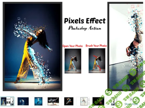 [Creativemarket] Pixels Effect Photoshop Action (2021)