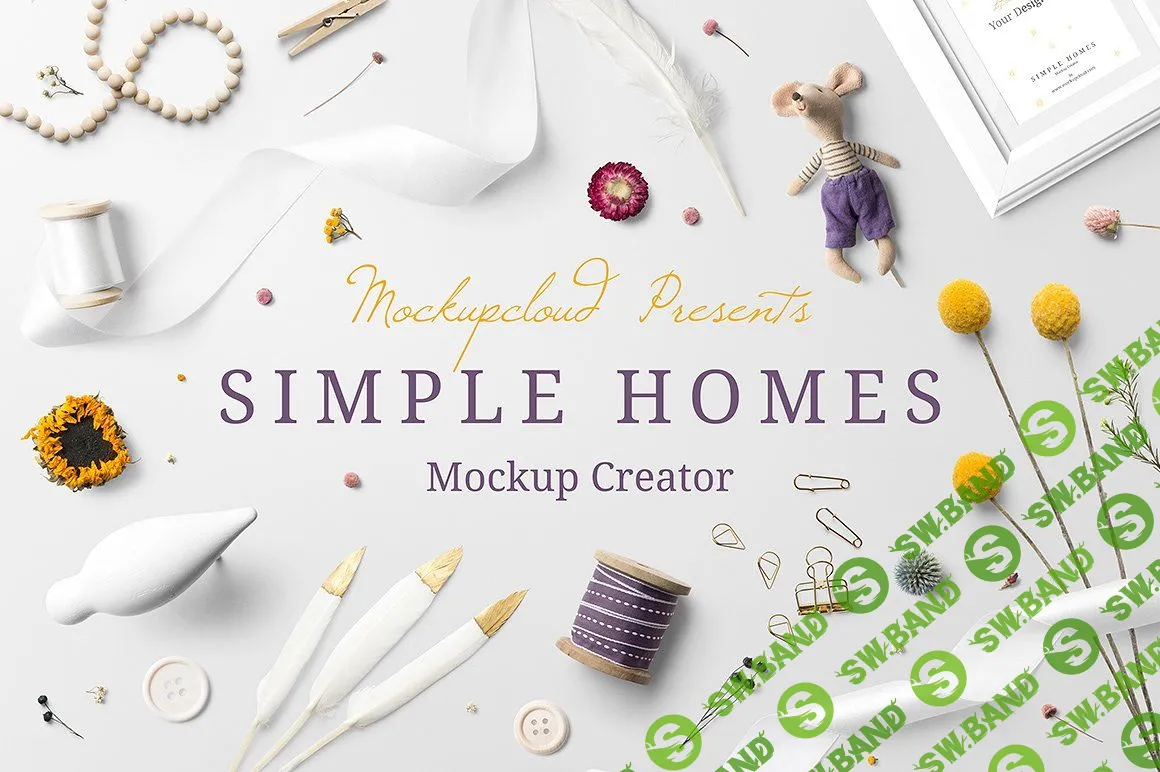 [CreativeMarket] Simple Homes Mockup Creator (2018)