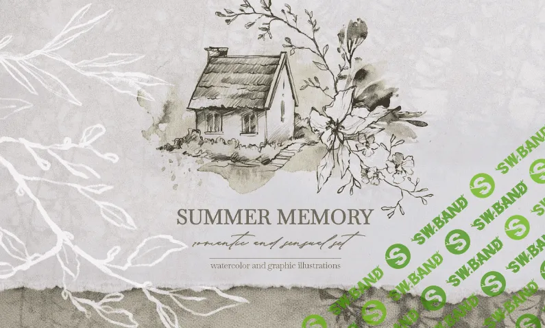 [creativemarket] "SUMMER MEMORY" Watercolor set