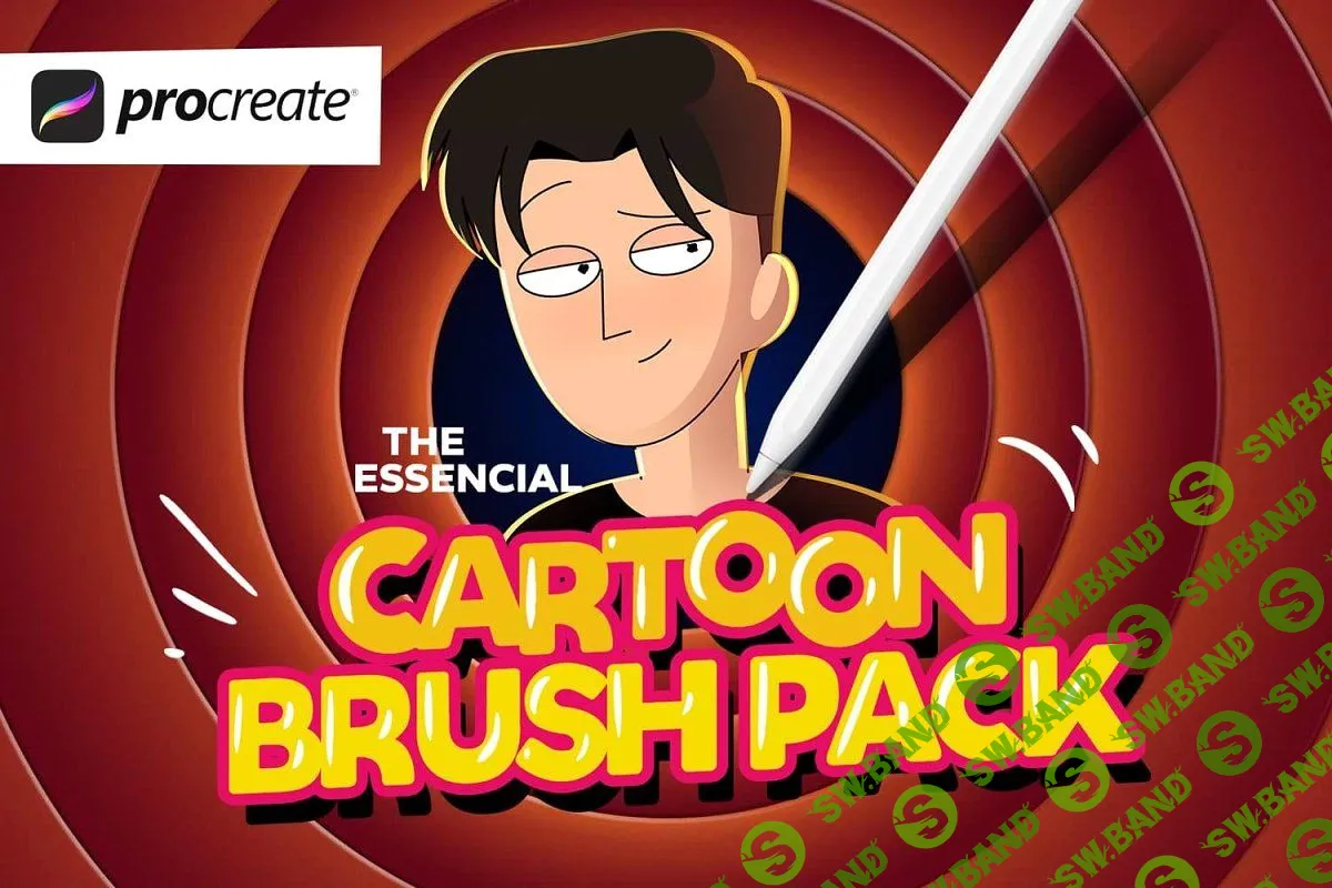 [Creativemarket] The essential cartoon brush pack