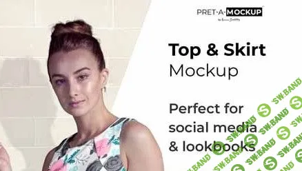 [Creativemarket] Top and Skirt Mockup