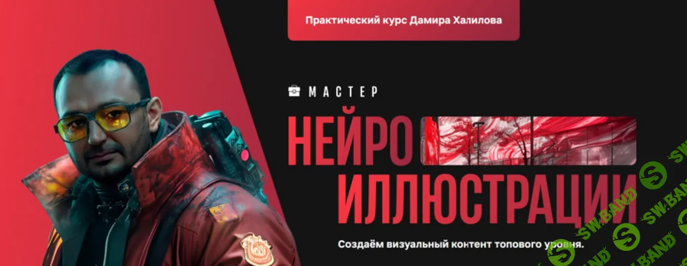 [Дамир Халилов] Мастер нейроиллюстрации. Тариф Premium (2025)