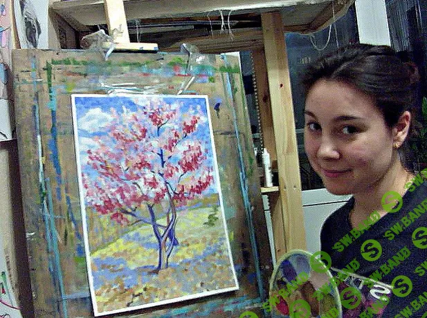 [Дарья Краева] Цветущее персиковое дерево Ван Гога