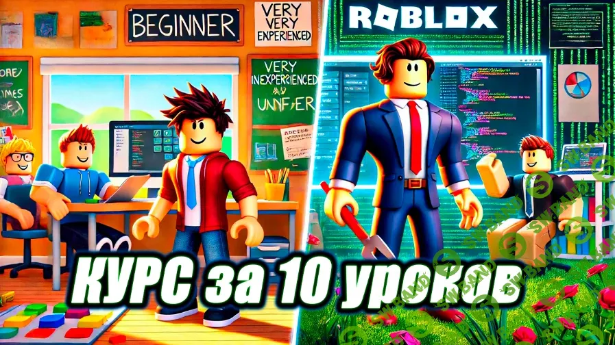 [Denzl YouTube] Курс по Roblox Studio за 10 уроков. От новичка до создателя (2024)