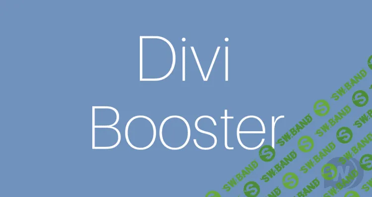 Divi Booster v2.9.4 - улучшения для шаблона Divi WordPress