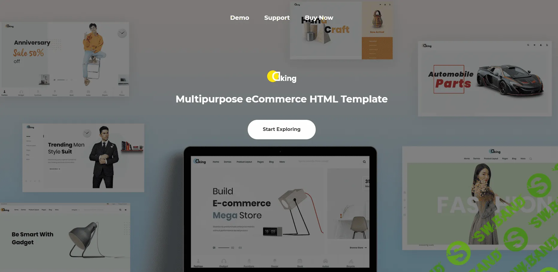 [Dking] Multipurpose eCommerce HTML Template (2020)