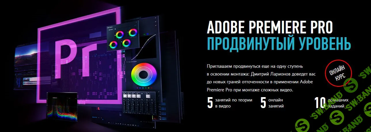 [Дмитрий Ларионов] Adobe Premiere Pro. Продвинутый уровень. Гибридный курс (2019)