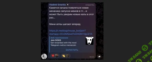 DOGS - новая вирусная «тапалка» в телеграмм от Notcoin