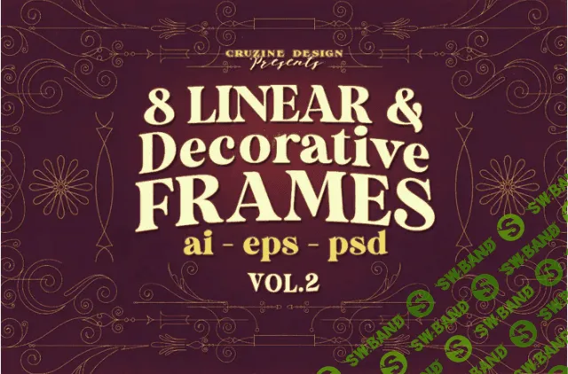[elements.envato] 8 Decorative & Linear Frames - Vol.2 (2021)