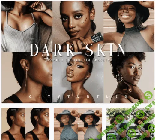 [elements.envato] Moody DARK SKIN Beauty Portrait Lightroom Presets (2022)
