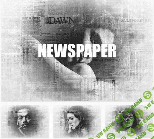 [elements.envato] Newspaper Print Effect for Photoshop (2021)