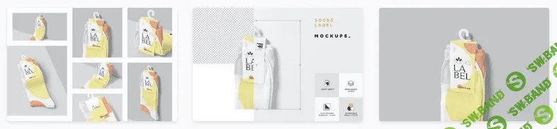 [Elements.Envato] Socks Label Tag Mockups (2021)