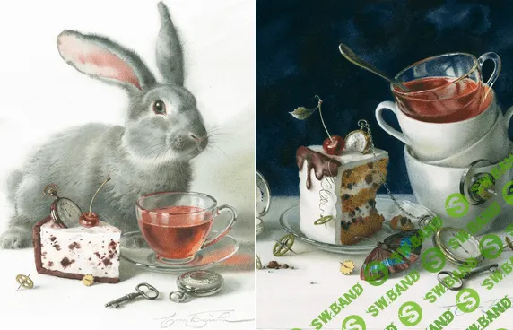 [Елена Базанова] [lectoroom] Безумное чаепитие с кроликом (2023)