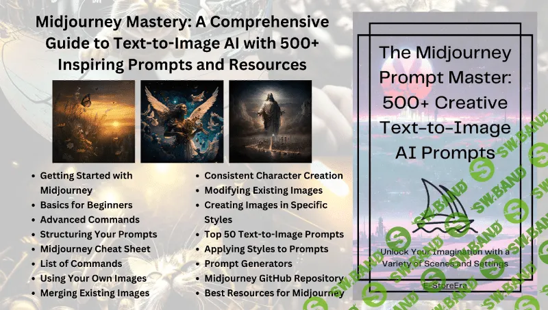 [Estoreera] Midjourney Mastery - полное руководство по преобразованию текста в изображение (2023)