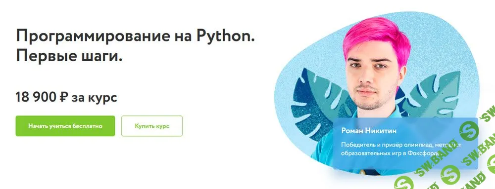 [Фоксфорд, Роман Никитин] Программирование на Python. Первые шаги (2022)