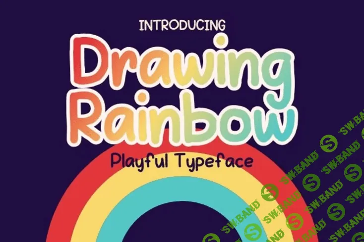 [Fontbundles] Drawing Rainbow Font