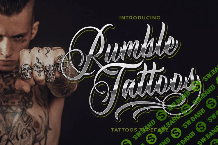 [Fontbundles] Rumble Tattoos Font