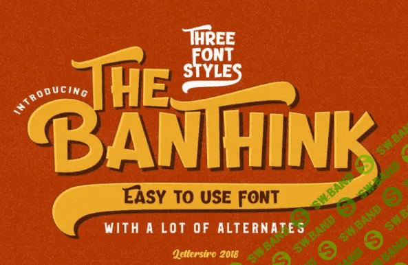[Fontbundles] The Banthink Font (2021)