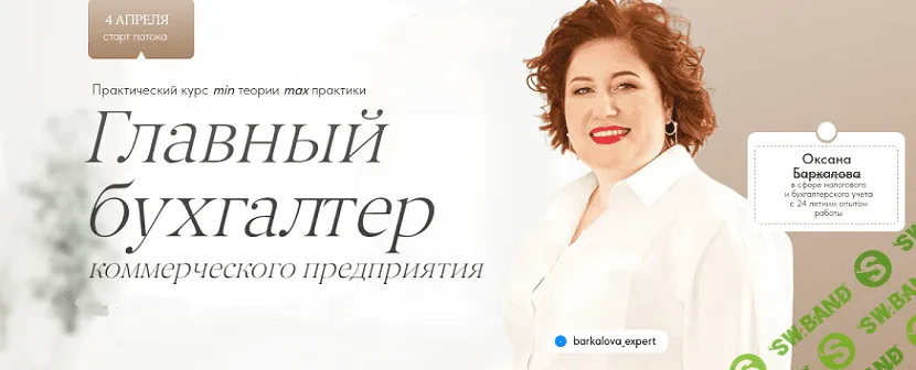 Главный бухгалтер коммерческого предприятия [Оксана Баркалова]