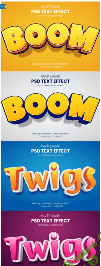 [Graphicriver] 18 Cartoon Photoshop Text Effects - Comic Styles (2020)