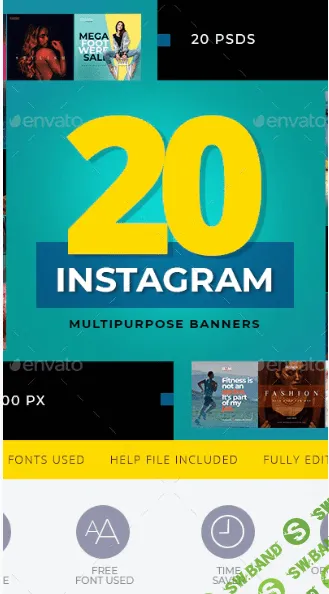 [Graphicriver] 20 Instagram Banners (2020)