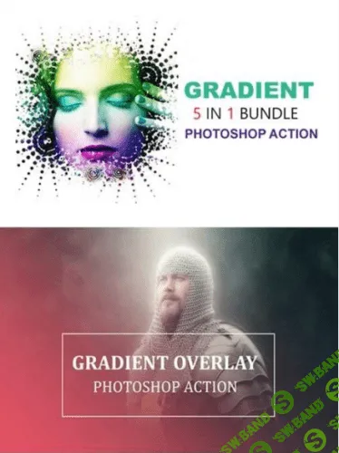 [Graphicriver] 5 in 1 Gradient Photoshop Actions Bundle (2020)