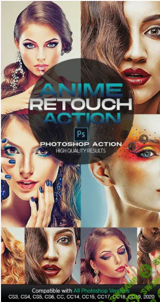 [Graphicriver] Anime Photo Retouch Photoshop Action (2020)