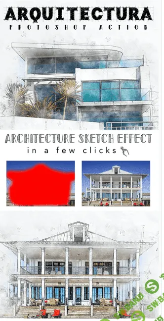 [Graphicriver] Arquitectura - Architecture Sketch Photoshop Action (2020)