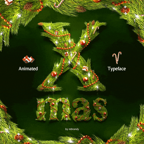[Graphicriver] Christmas Animated Typeface (2019)