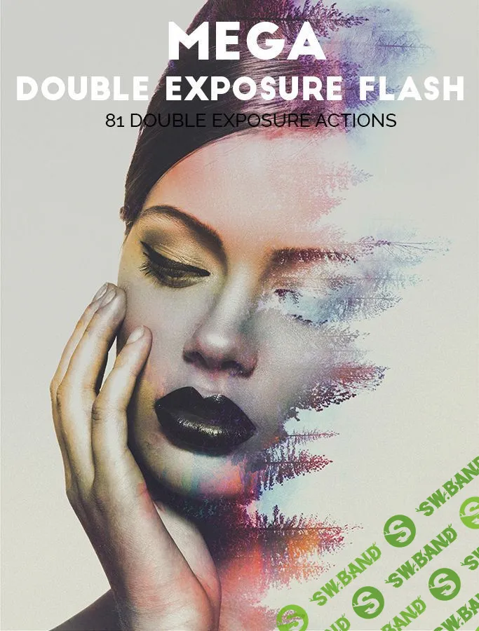 [Graphicriver] Mega Double Exposure Flash Kit - Photoshop Action (2016)