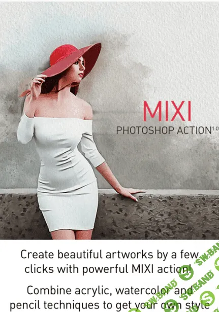 [Graphicriver] MIXI | Acrylic + Watercolor + Pencil Sketch Photoshop Action