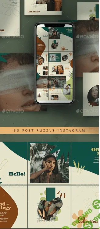 [Graphicriver] Numexotic Puzzle Instagram Feed (2020)