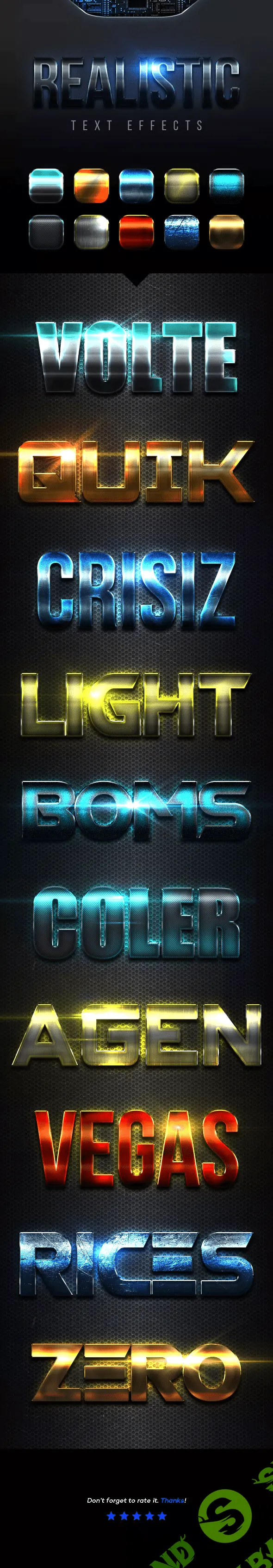 [Graphicriver] Realistic Text Effects Vol.4