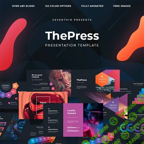 [Graphicriver] ThePress - Animated Powerpoint Template (2019)