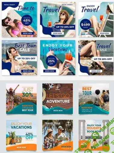 [Graphicriver] Travel stories post and travel sale instagram (2020)