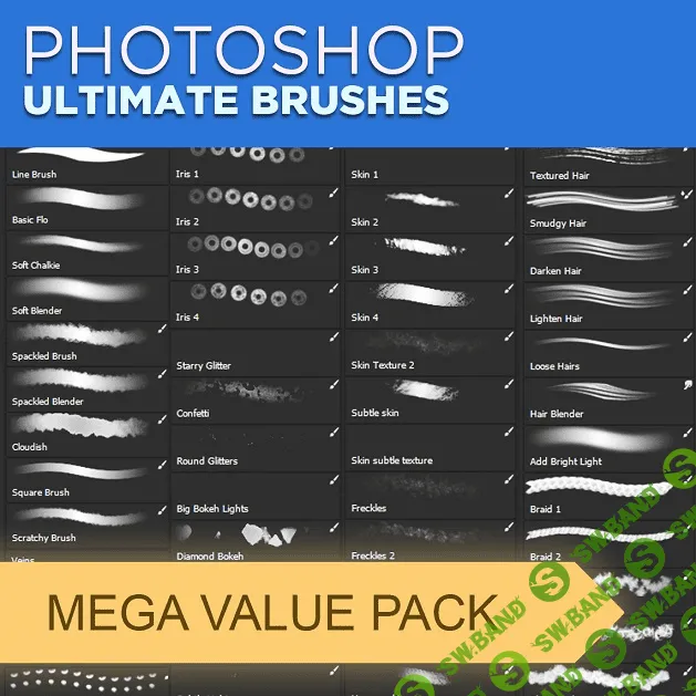 Идеальный набор кистей для рисования портретов в Photoshop [Art with Flo]