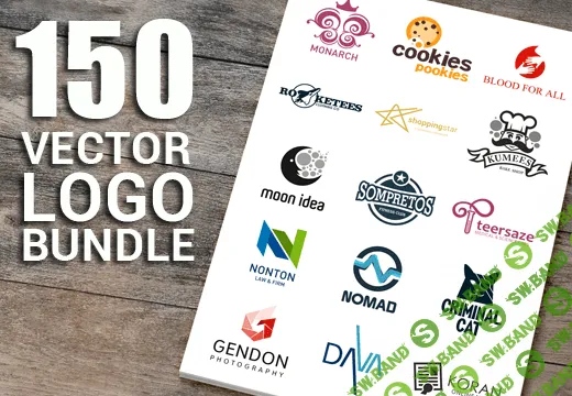 [inkydeals] 150 Шаблонов Векторных Логотипов в Высоком Качестве