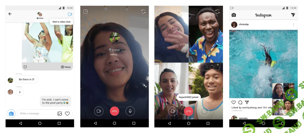 Instagram запустил функцию видеосвязи и создал облегченную версию для Android