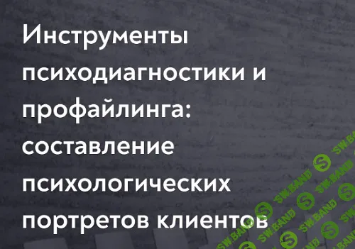 Инструменты психодиагностики и профайлинга: составление психологических портретов клиентов [Елена Анюхина]