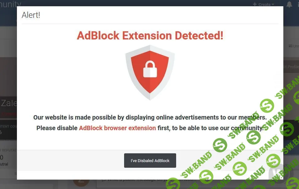 [Invision Community] Enhanced AdBlock Blocker 2.0.7 - детектор AdBlock для IPS 4