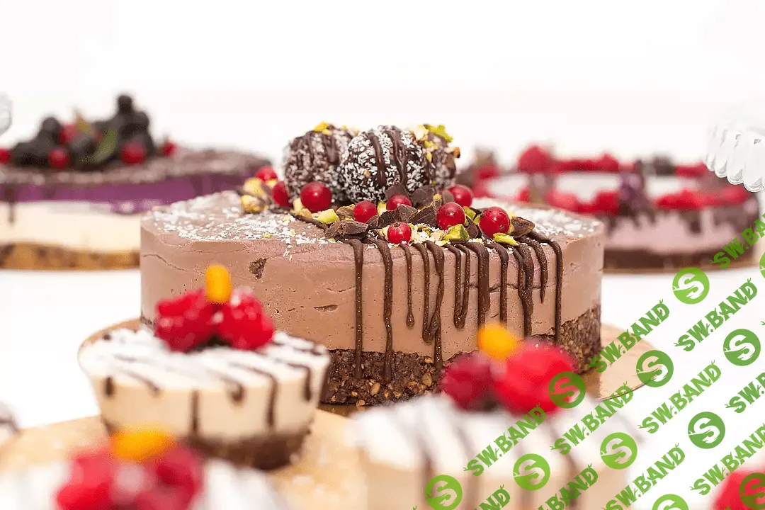 [Ирина Огурченок] Полезные сладости: торт Шоколадно-вишневый Raw Cake