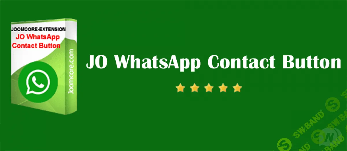 [JoomCore] JO WhatsApp Contact Button v4.0 - WhatsApp чат на Joomla