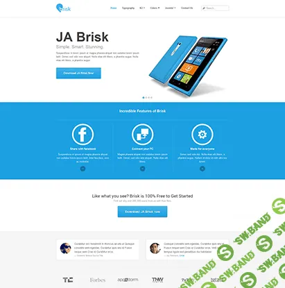 [joomlart] JA Brisk v1.1.7 - бизнес шаблон электроники для Joomla